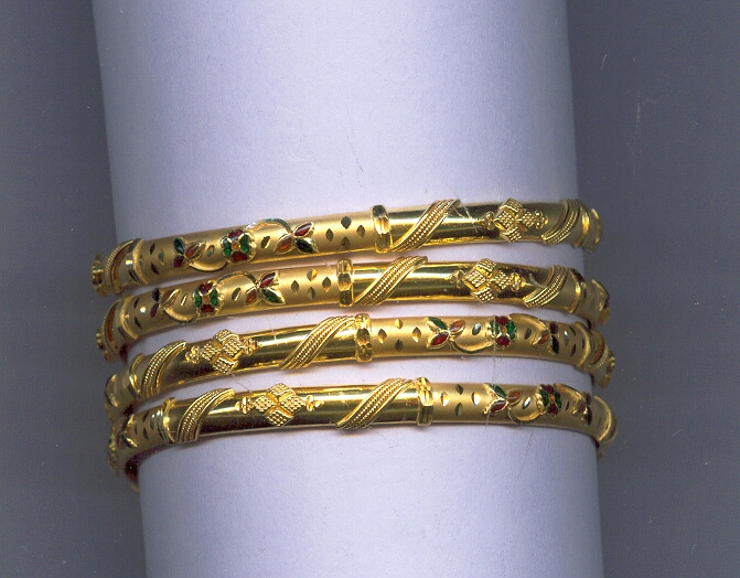 GOLD BANGLE PLAIN FANCY