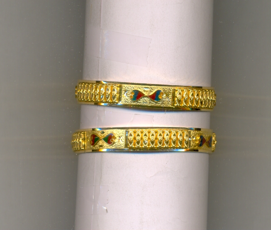 GOLD BANGLE PLAIN FANCY