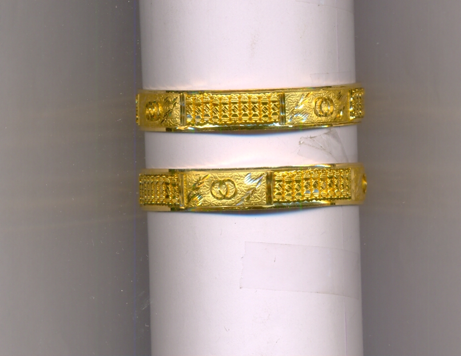 GOLD BANGLE PLAIN FANCY