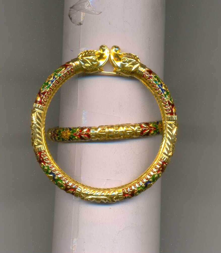 GOLD BANGLE PLAIN FANCY