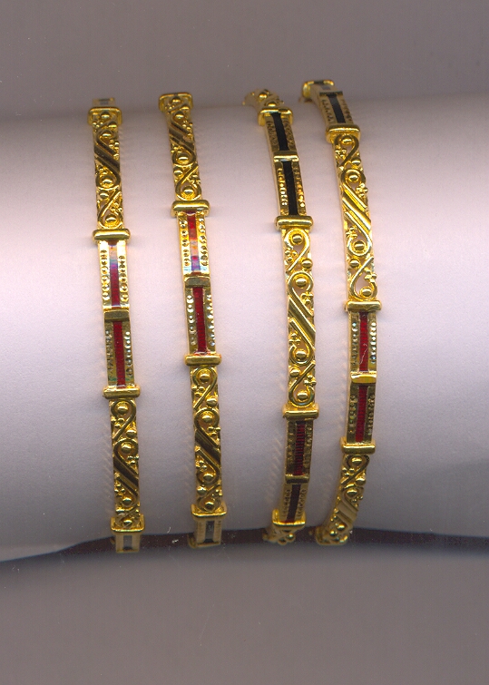 GOLD BANGLE PLAIN FANCY