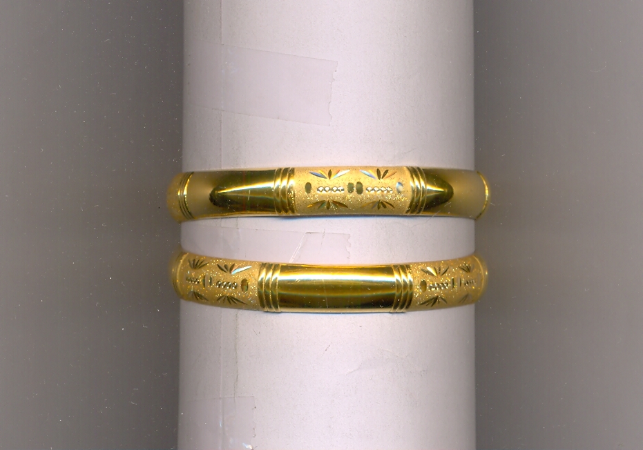 GOLD BANGLE PLAIN FANCY