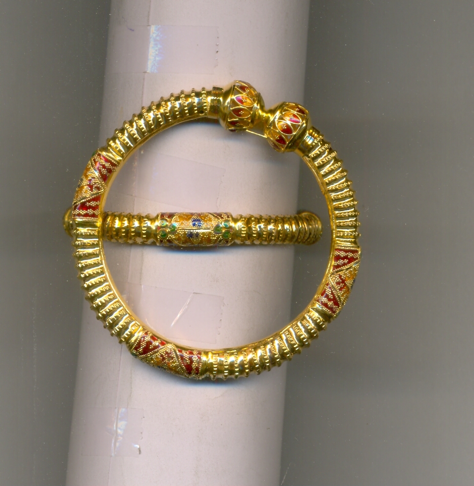 GOLD BANGLE PLAIN FANCY