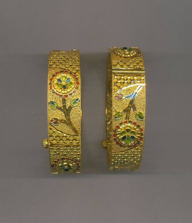 GOLD BANGLE PLAIN FANCY