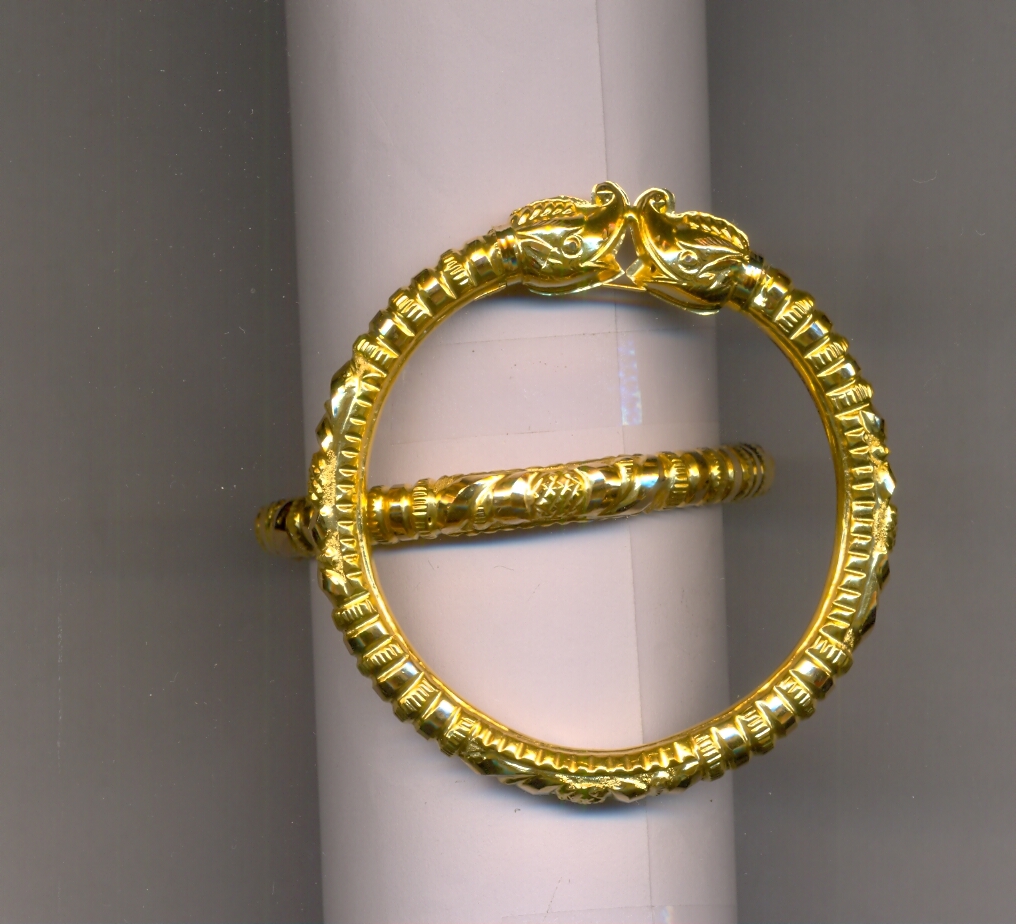GOLD BANGLE PLAIN FANCY