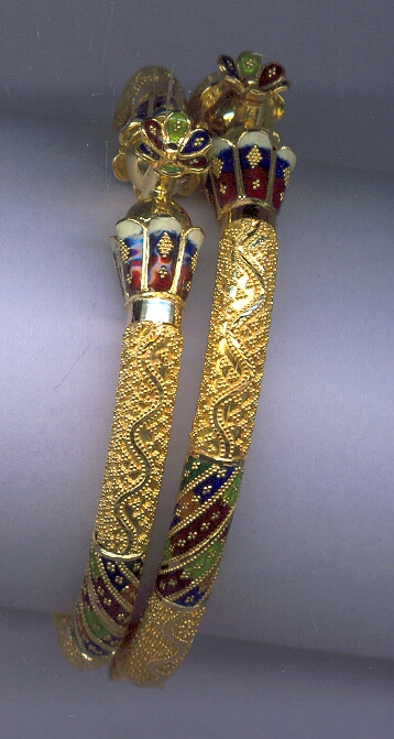 GOLD BANGLE PLAIN FANCY