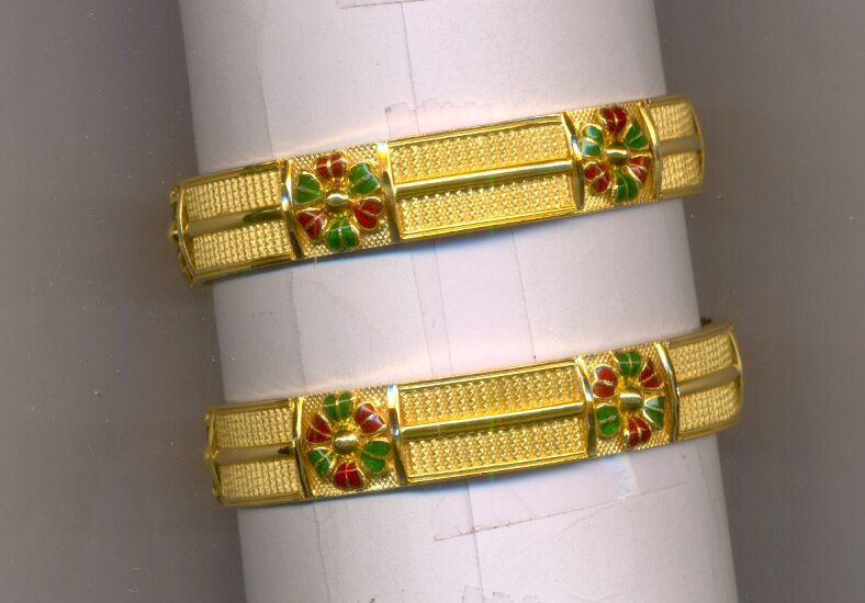 GOLD BANGLE PLAIN FANCY