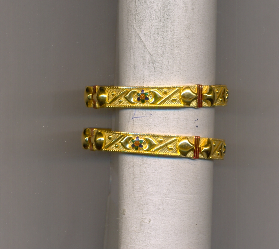 GOLD BANGLE PLAIN FANCY
