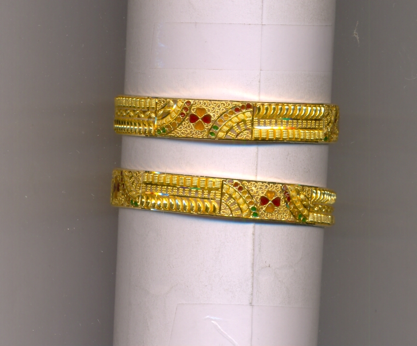 GOLD BANGLE PLAIN FANCY
