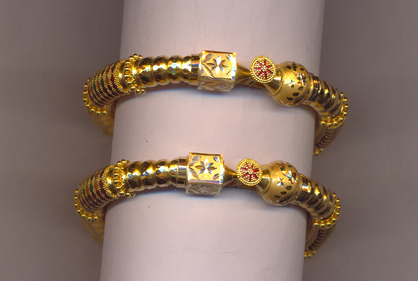 GOLD BANGLE PLAIN FANCY
