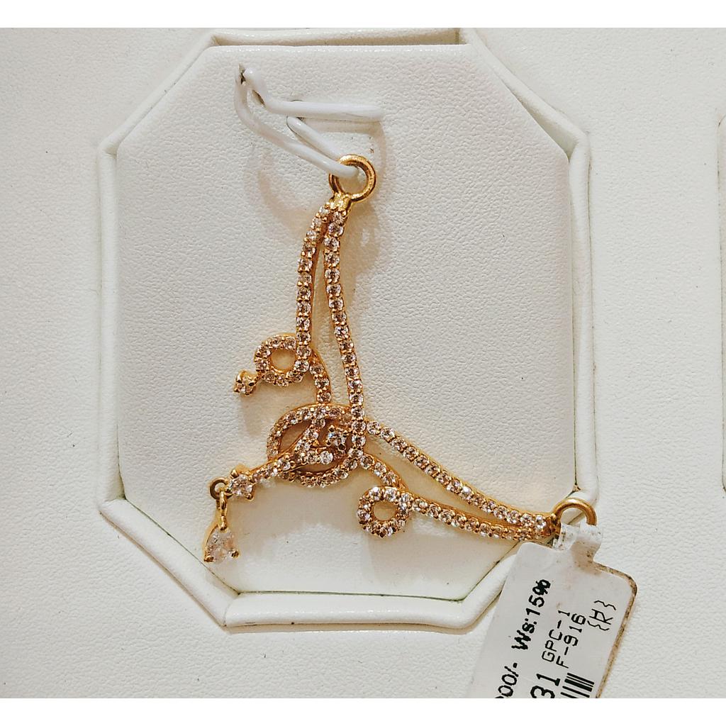 GOLD PENDENT CASTING