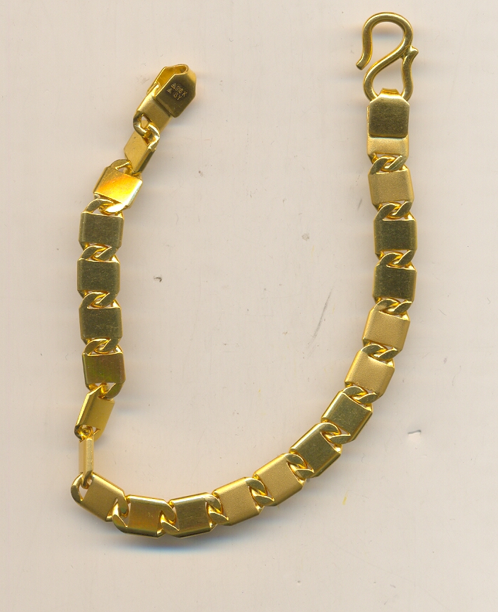 GOLD BRACELET GENTS CASTING FANCY