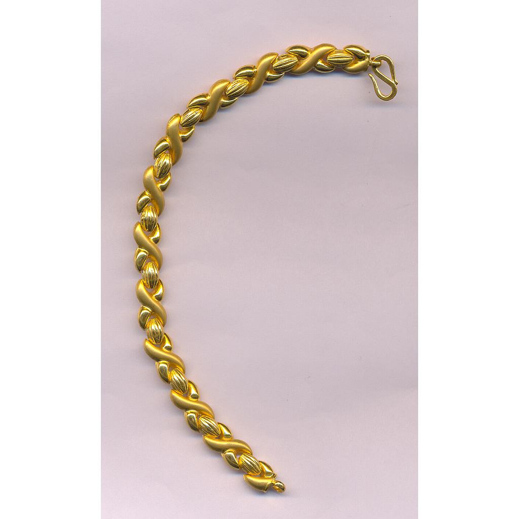 GOLD BRACELET GENTS PLAIN EXCLUSIVE