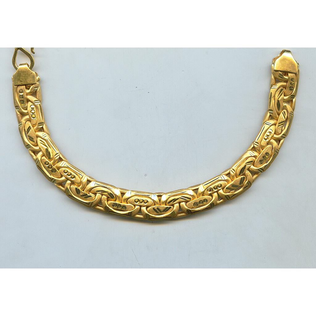 GOLD BRACELET GENTS PLAIN EXCLUSIVE
