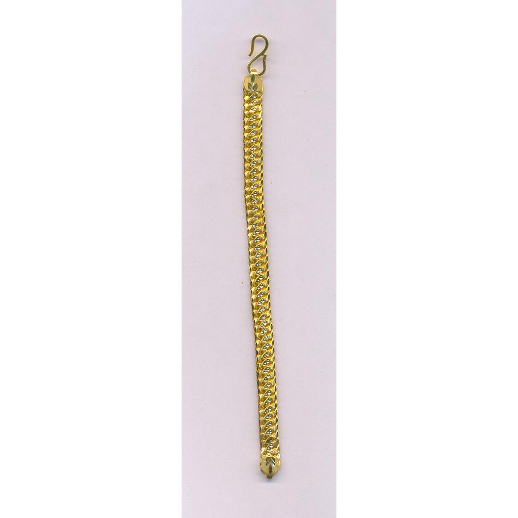 GOLD BRACELET GENTS PLAIN FANCY