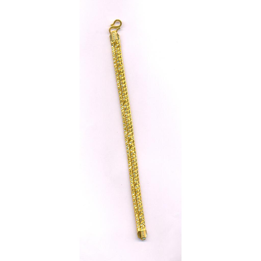 GOLD BRACELET GENTS PLAIN FANCY