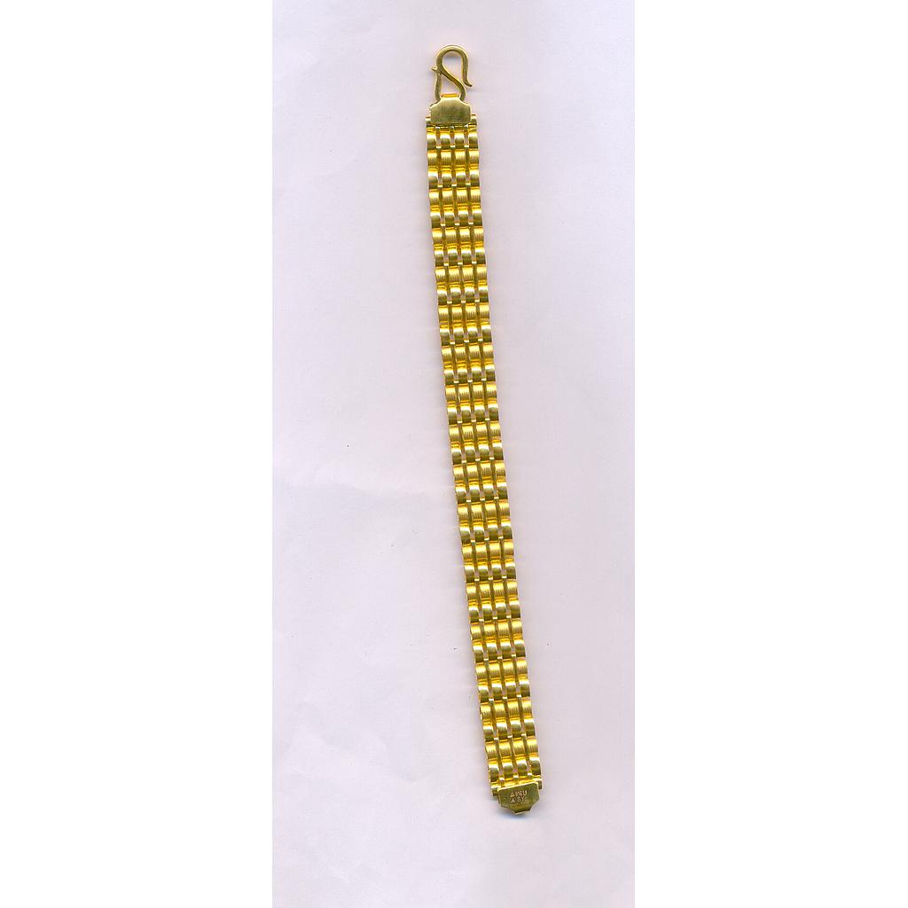 GOLD BRACELET GENTS PLAIN FANCY