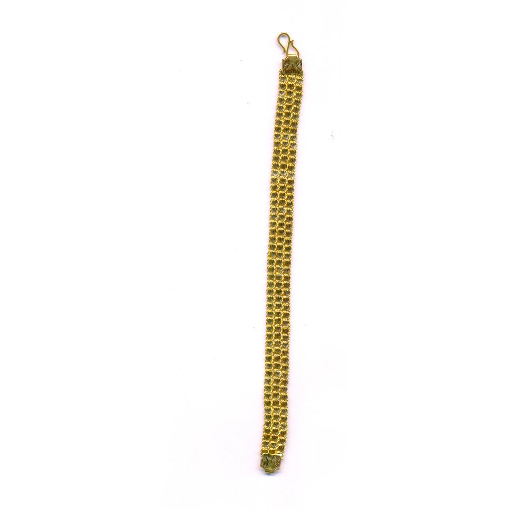 GOLD BRACELET GENTS PLAIN FANCY