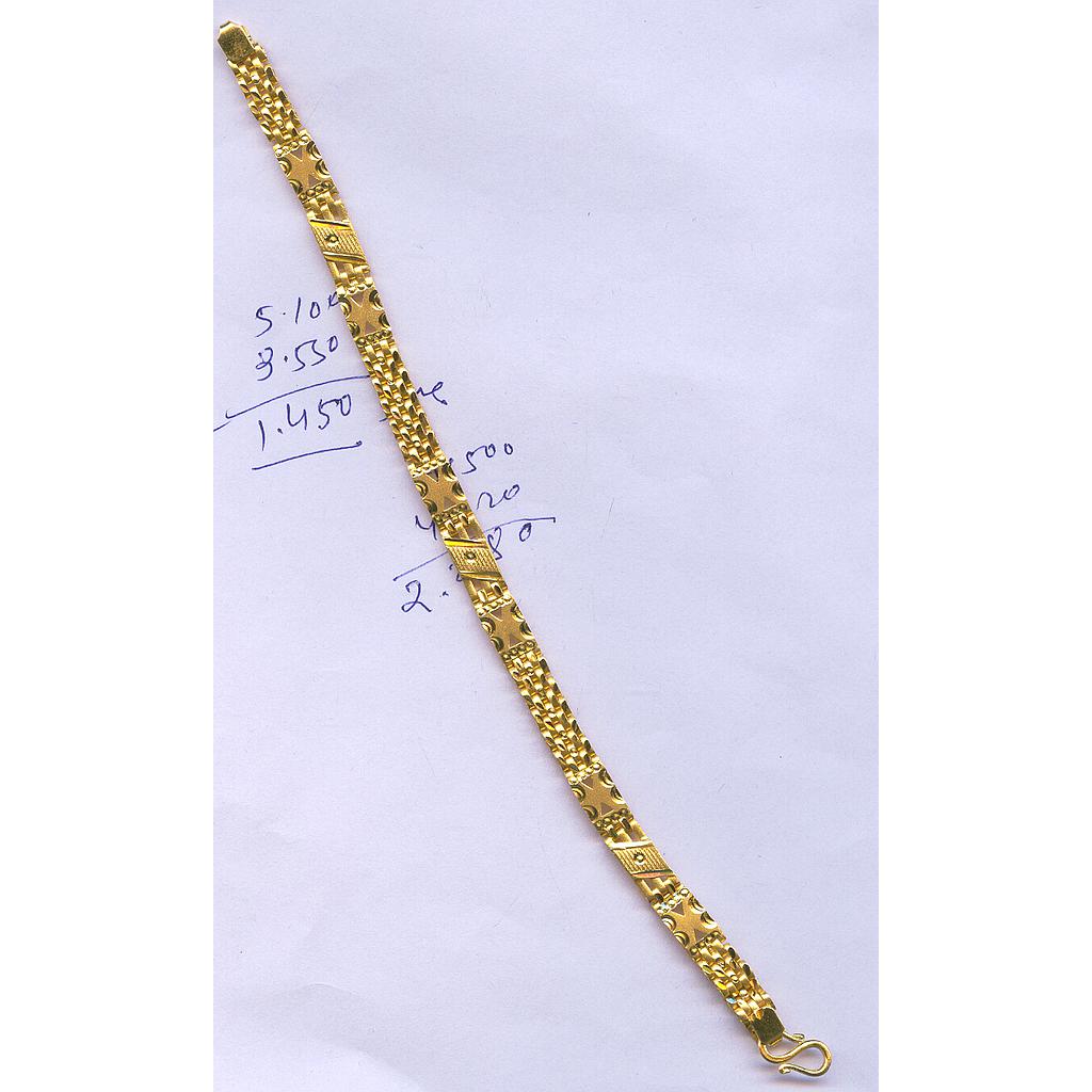 GOLD BRACELET GENTS PLAIN GENERAL