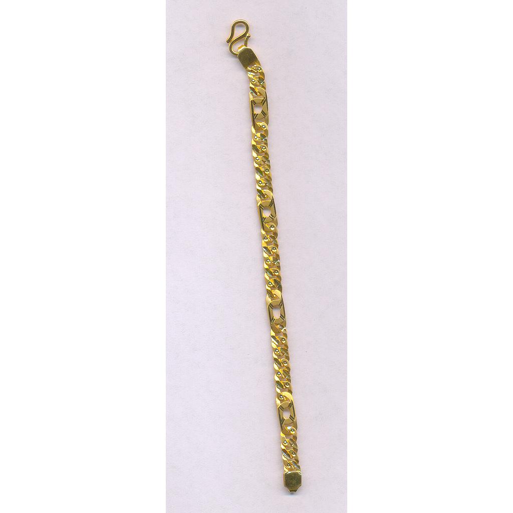 GOLD BRACELET GENTS PLAIN GENERAL