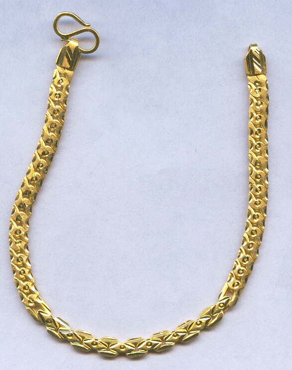 GOLD BRACELET GENTS PLAIN GENERAL