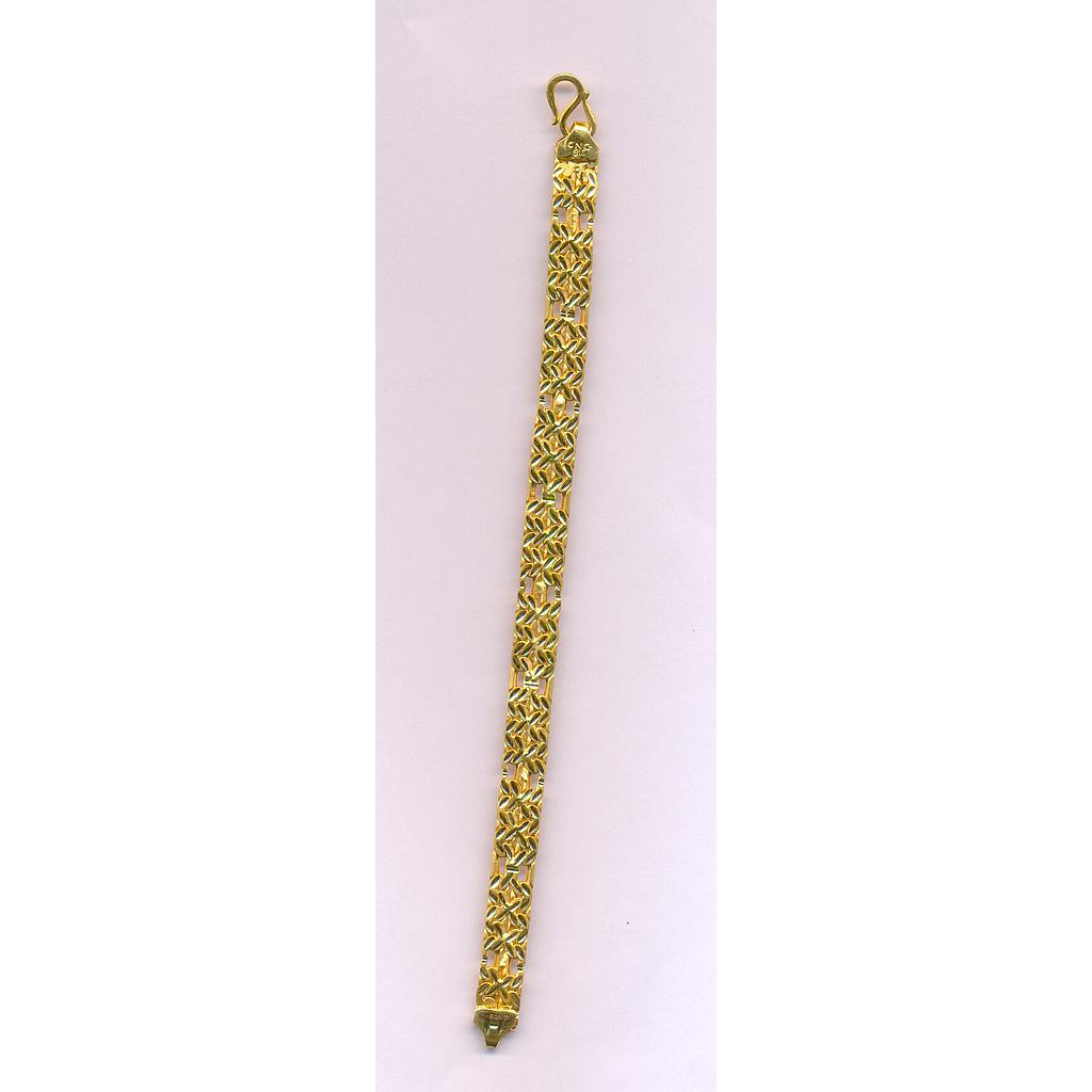 GOLD BRACELET GENTS PLAIN GENERAL