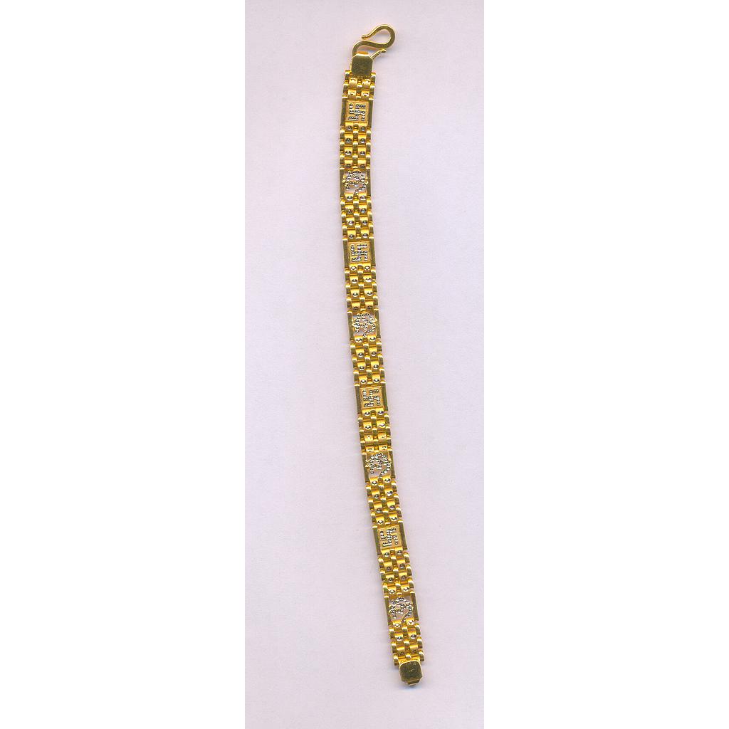 GOLD BRACELET GENTS PLAIN GENERAL