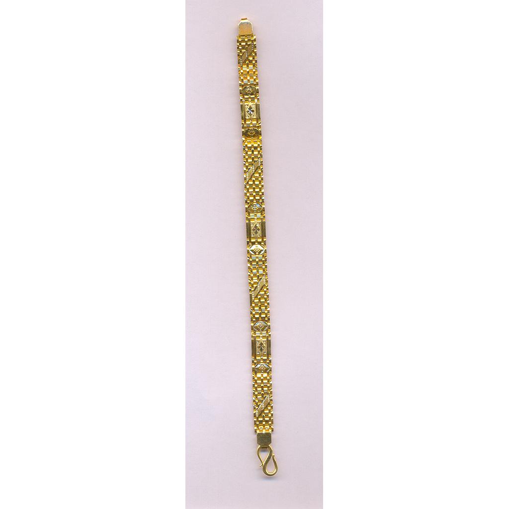 GOLD BRACELET GENTS PLAIN GENERAL