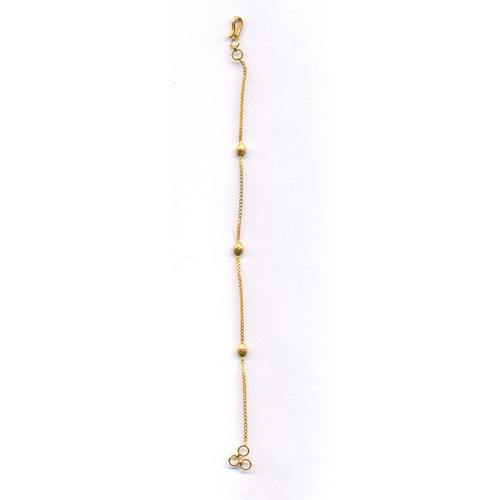 GOLD BRACELET LADIES PLAIN FANCY