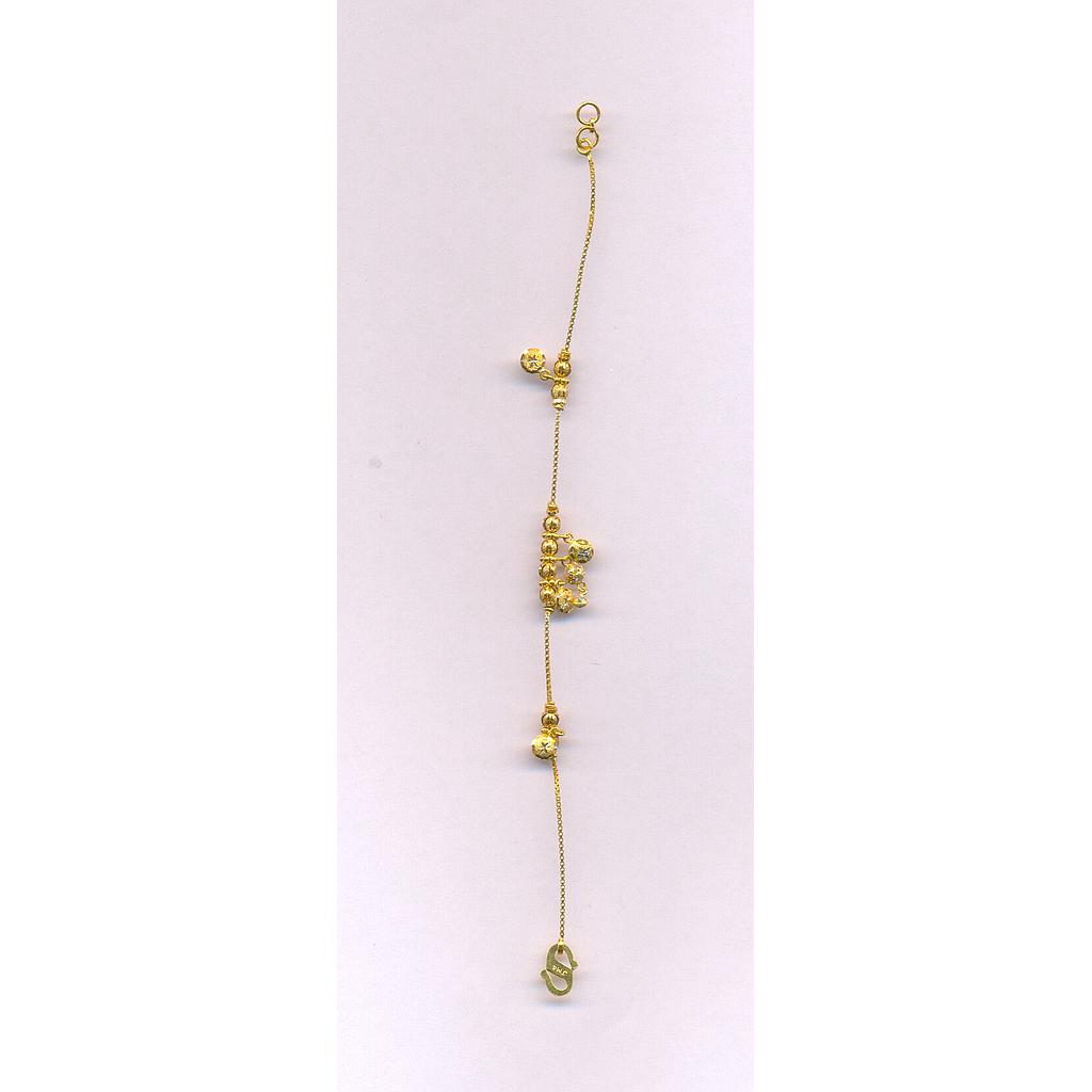 GOLD BRACELET LADIES PLAIN FANCY