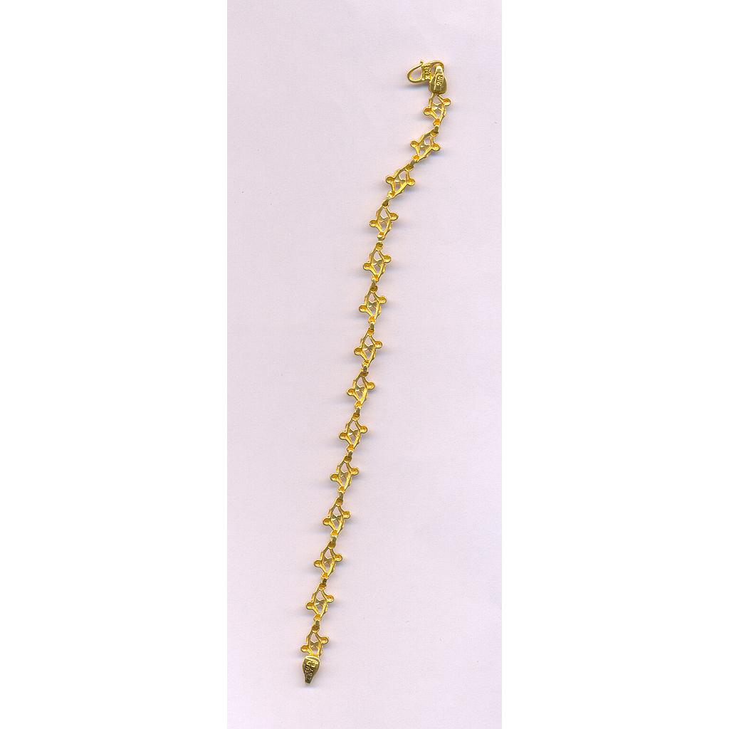 GOLD BRACELET LADIES PLAIN FANCY
