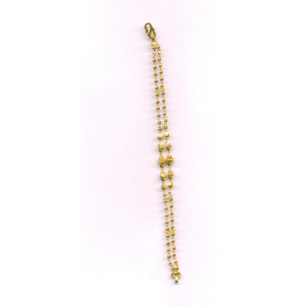 GOLD BRACELET LADIES PLAIN FANCY