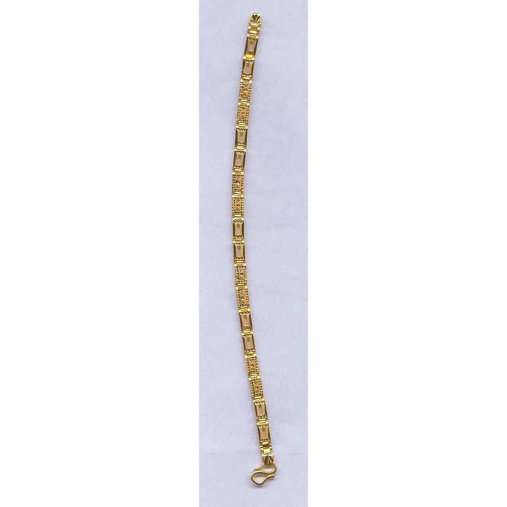 GOLD BRACELET LADIES PLAIN FANCY
