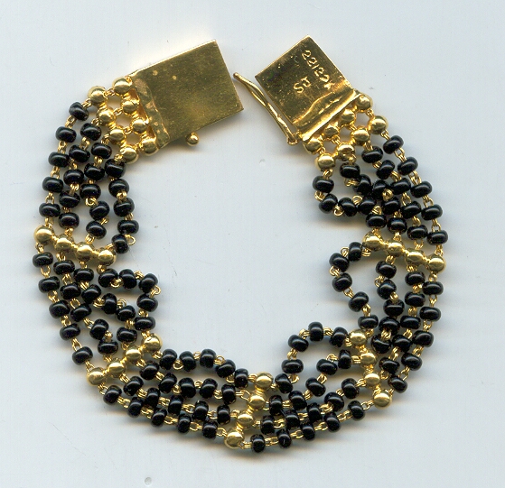 GOLD BRACELET LADIES PLAIN FANCY
