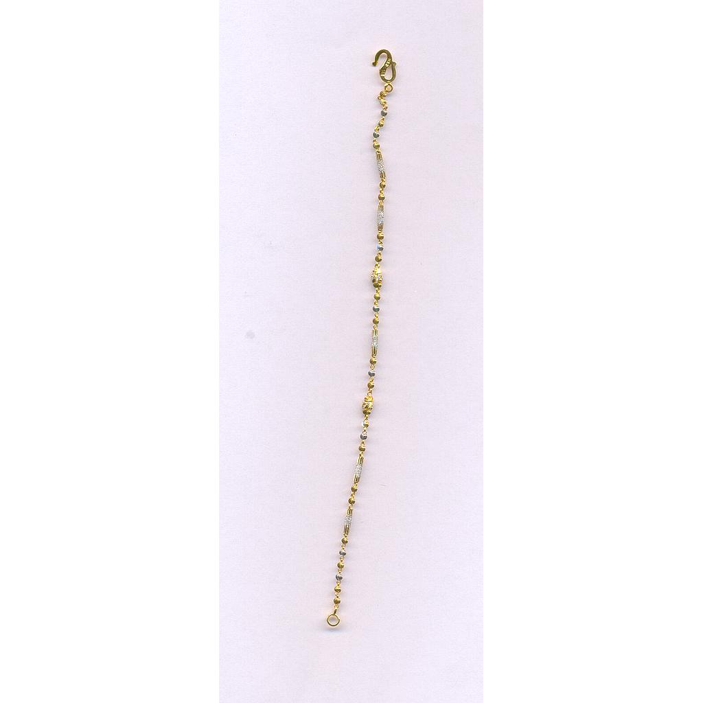 GOLD BRACELET LADIES PLAIN FANCY