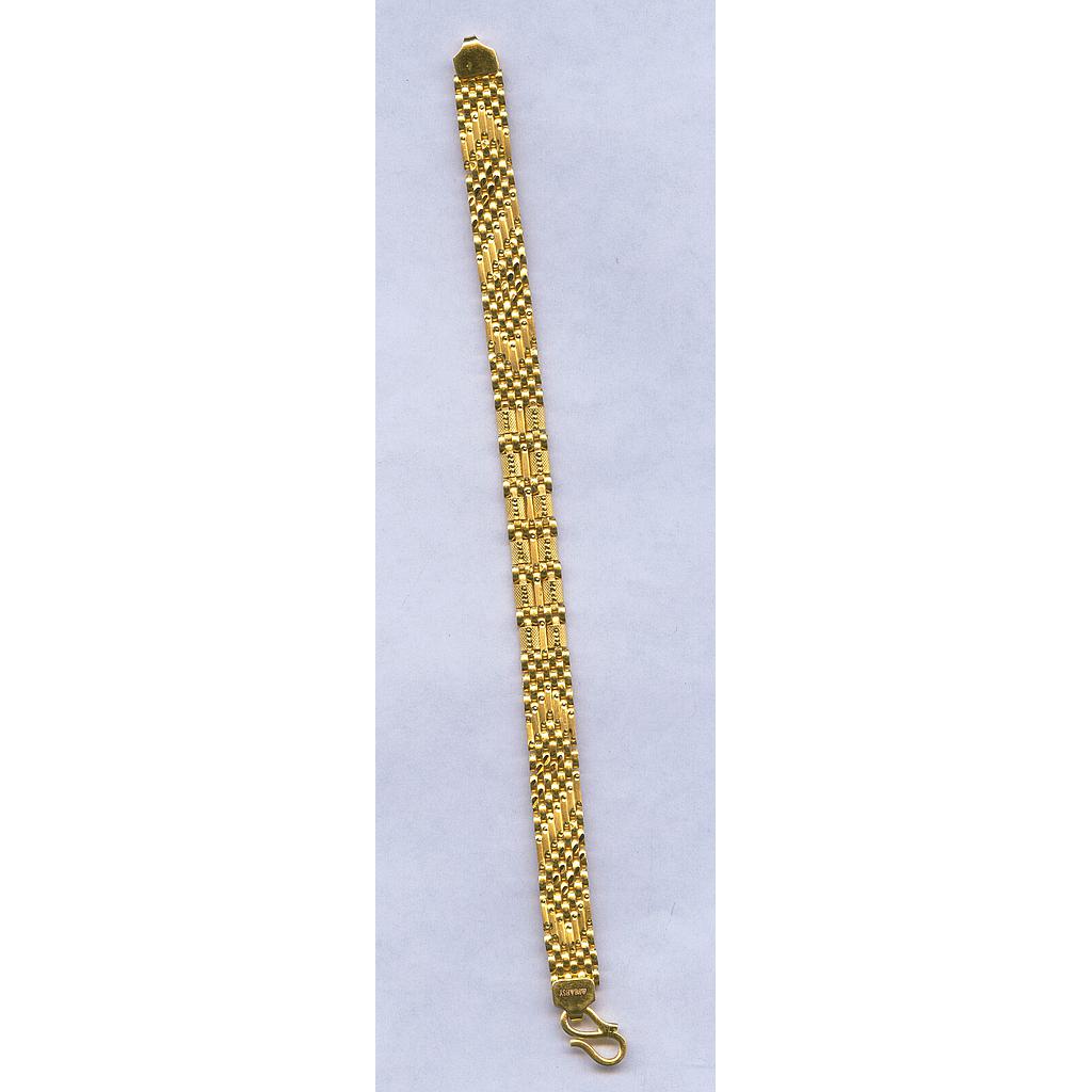 GOLD BRACELET LADIES PLAIN FANCY