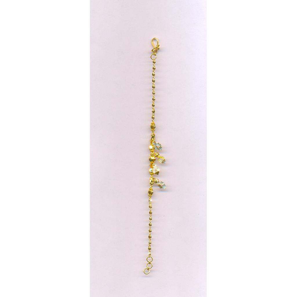 GOLD BRACELET LADIES PLAIN FANCY