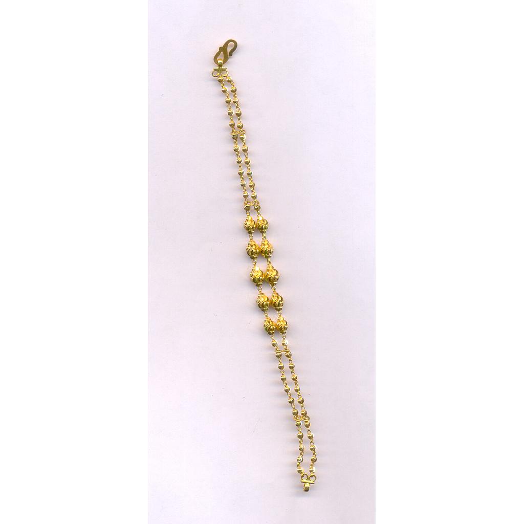 GOLD BRACELET LADIES PLAIN FANCY