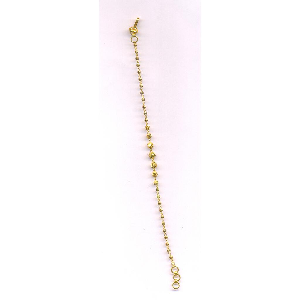 GOLD BRACELET LADIES PLAIN FANCY