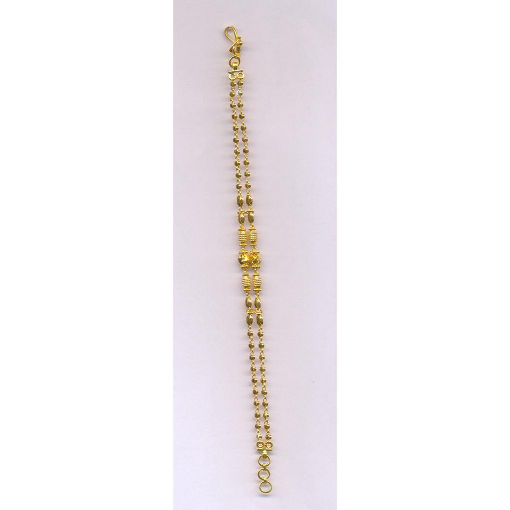 GOLD BRACELET LADIES PLAIN FANCY