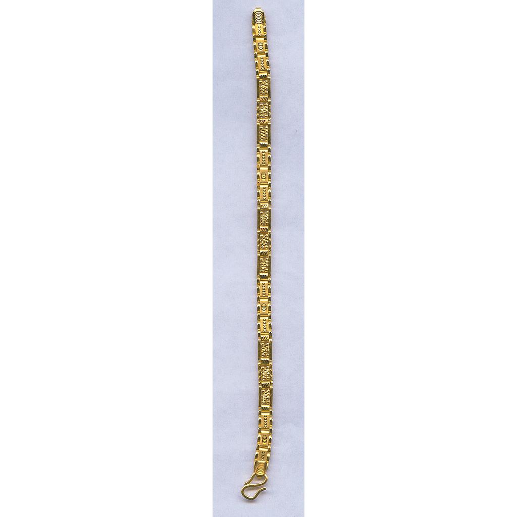 GOLD BRACELET LADIES PLAIN FANCY
