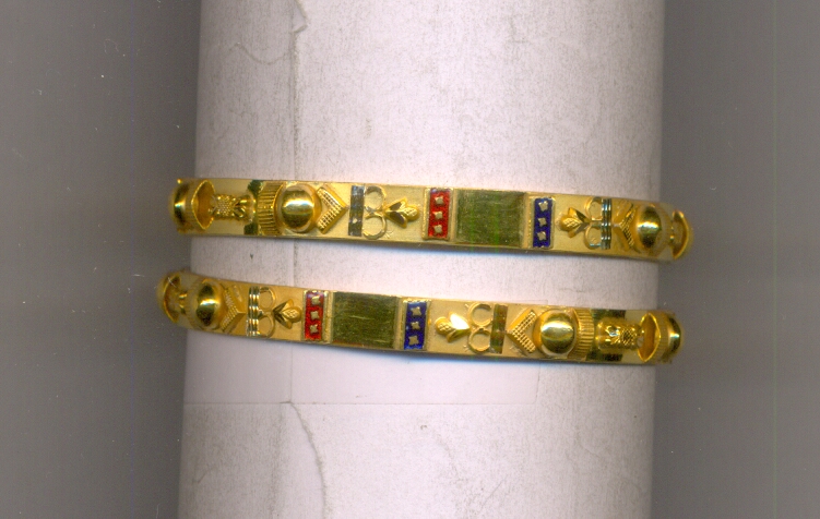 GOLD BANGLE BRONZE FANCY