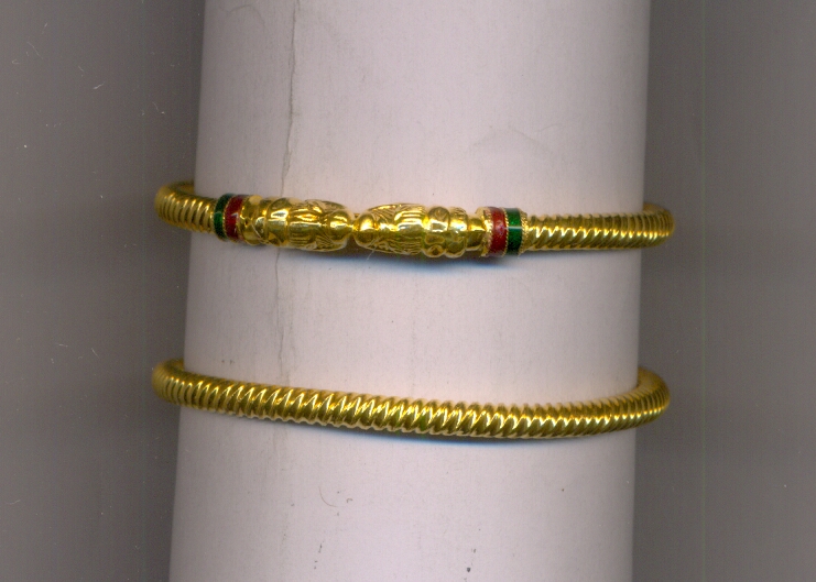 GOLD BANGLE BRONZE FANCY