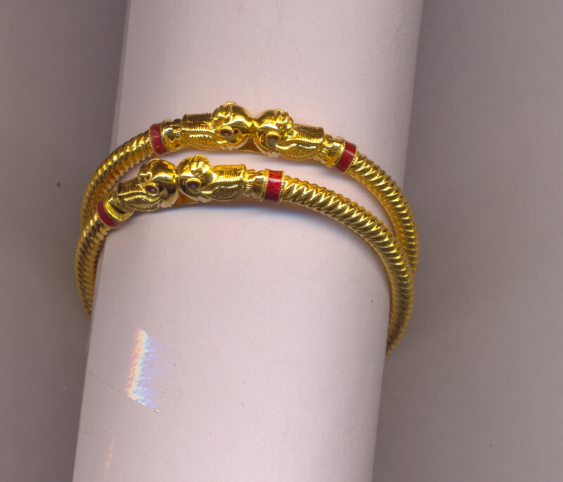 GOLD BANGLE BRONZE FANCY