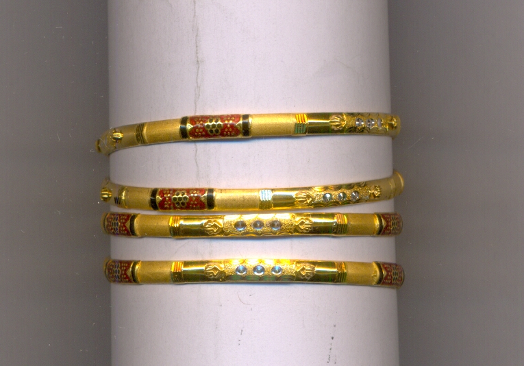 GOLD BANGLE BRONZE FANCY