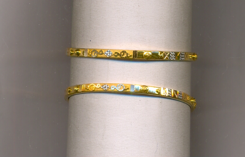 GOLD BANGLE BRONZE FANCY