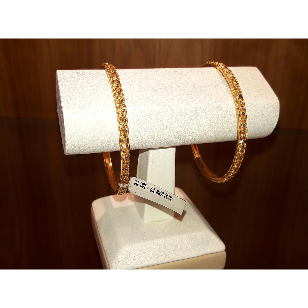 GOLD BANGLE PLAIN FANCY