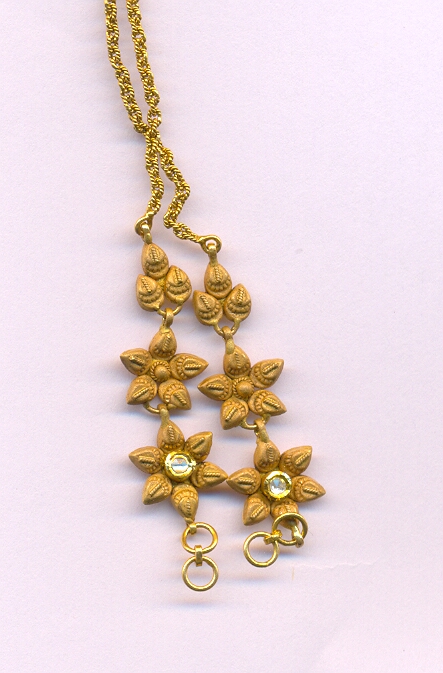 GOLD EARCHAIN ANTIQUE EXCLUSIVE