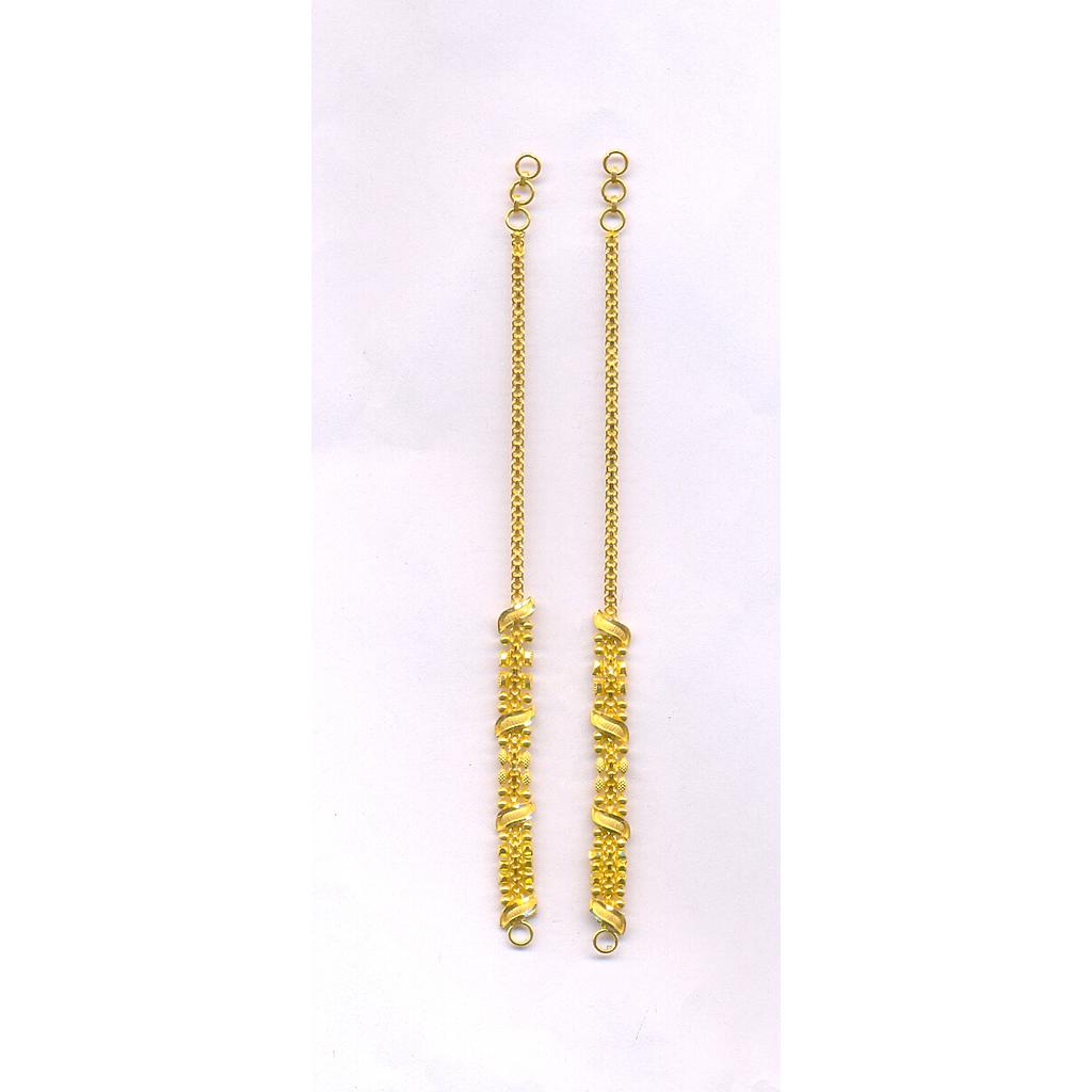 GOLD EARCHAIN FANCY