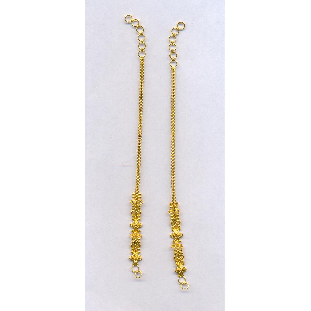GOLD EARCHAIN FANCY
